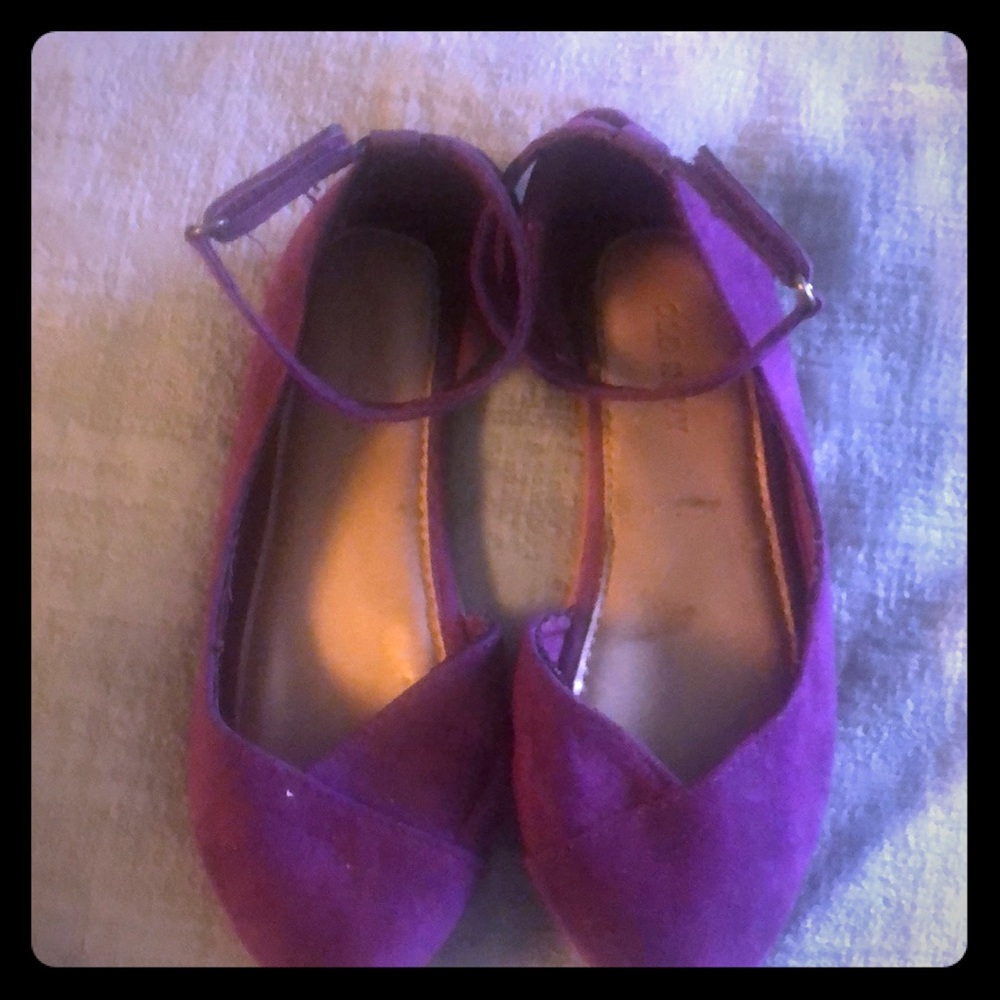 Purple flats